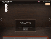 Tablet Screenshot of hotel-premium.sk